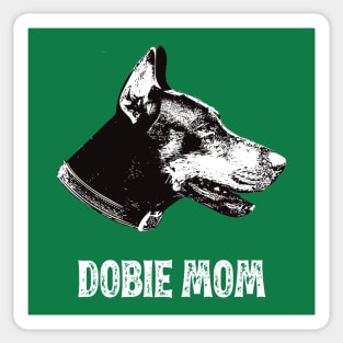 Dobie Mom Doberman Design Sticker